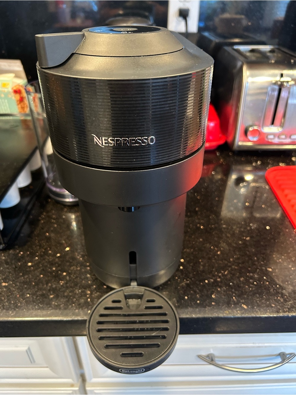 Nespresso Vertuo Pop Coffee Maker Box - Cream with Black Accents